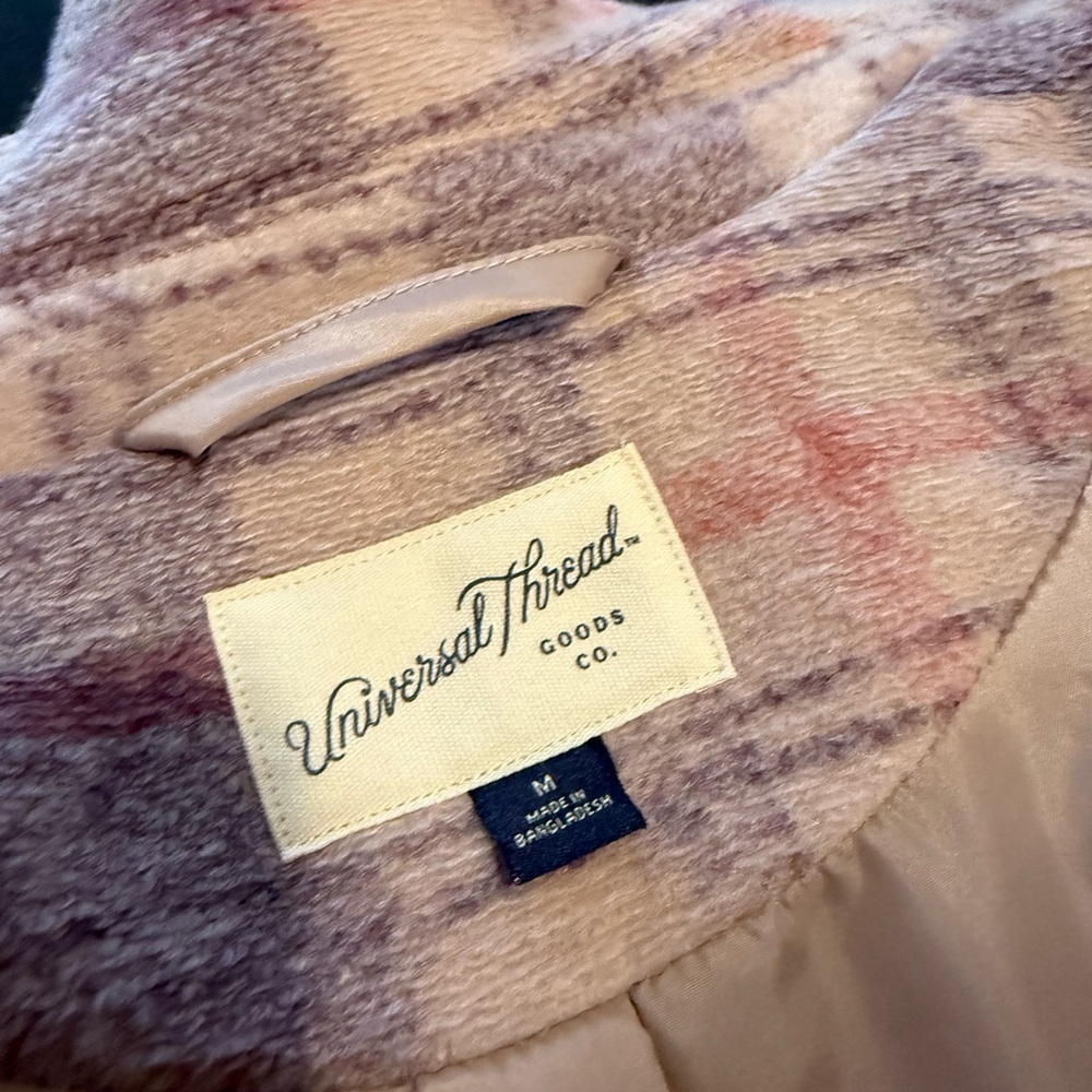 Universal Thread Plaid Utility Jacket In Purple A… - image 3